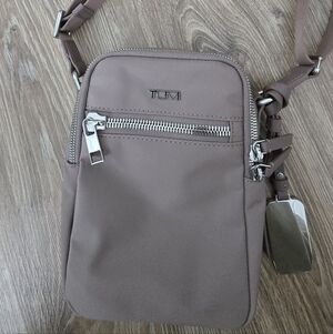 Tumi Crossbody Bag in Taupe